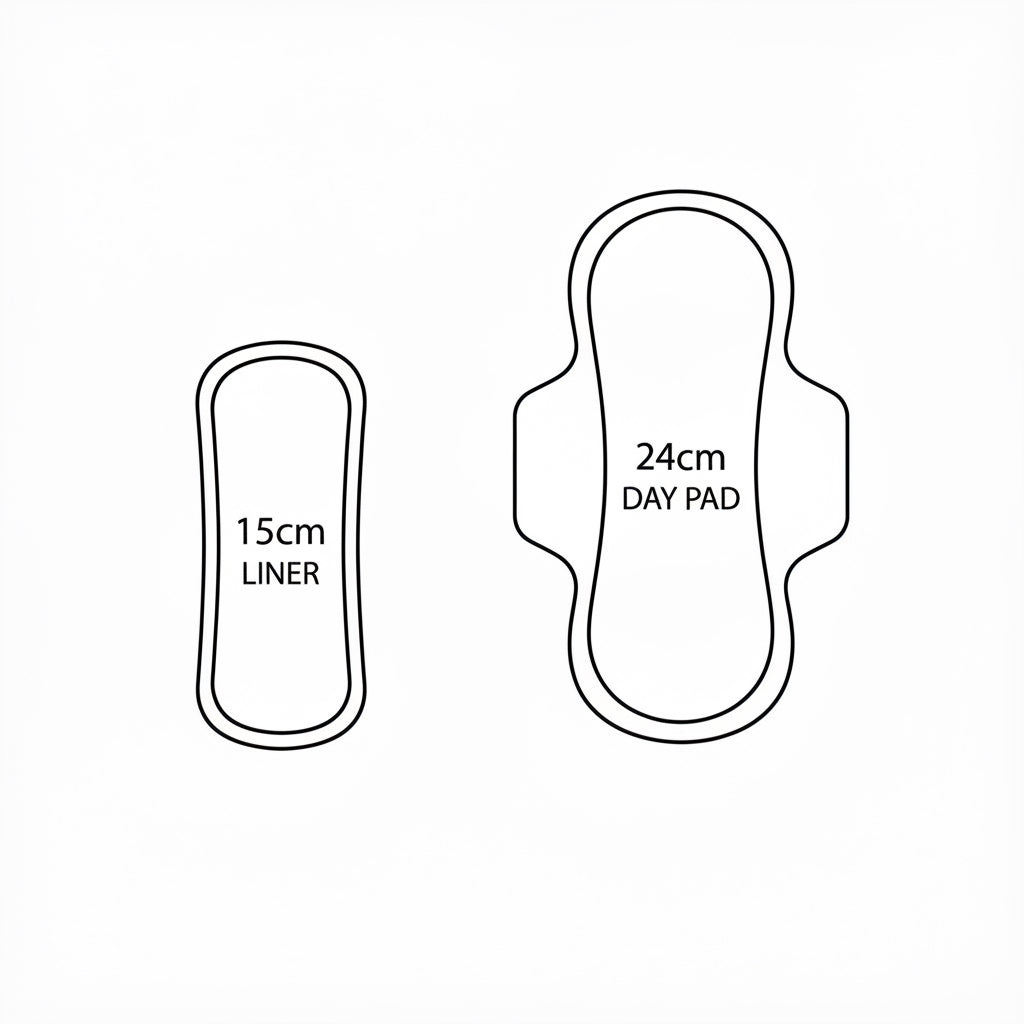 Organic Cotton Day Pads (7 Count)